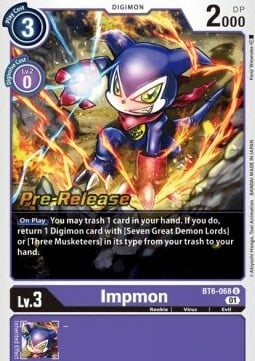 Impmon Card Front