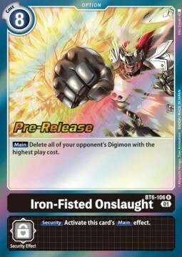 Iron-Fisted Onslaught Frente
