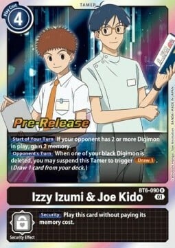 Izzy Izumi & Joe Kido Card Front