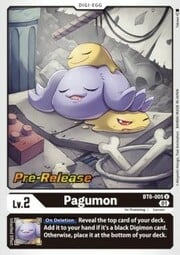 Pagumon · Pre-Release Stamped BT6-005
