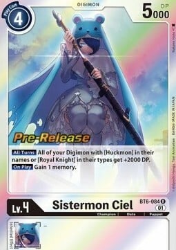 Sistermon Ciel Card Front