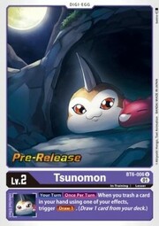 Tsunomon · Pre-Release Stamped BT6-006