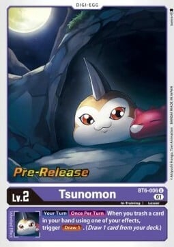 Tsunomon Card Front