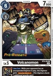 Volcanomon · Pre-Release Stamped BT6-062