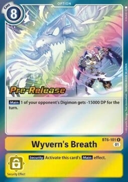 Wyvern's Breath Card Front