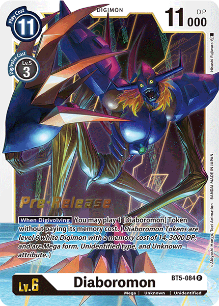 Diaboromon Card Front