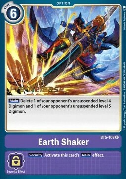 Earth Shaker Card Front