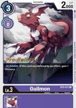 Guilmon Card Front