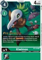 Kiwimon · Pre-Release Stamped BT5-049