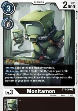 Monitamon Card Front