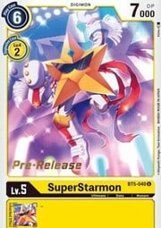 SuperStarmon · Pre-Release Stamped BT5-040