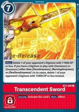 Transcendent Sword Card Front