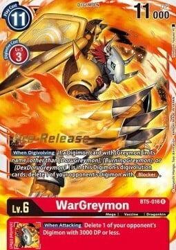 WarGreymon Card Front