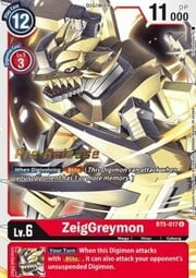 ZeigGreymon · Pre-Release Stamped BT5-017