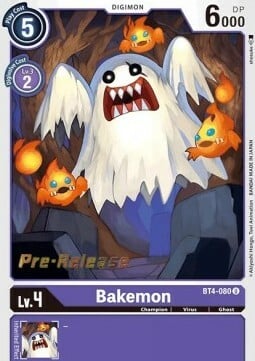 Bakemon Card Front
