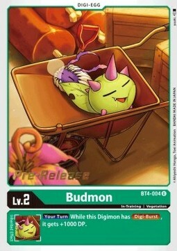 Budmon Card Front