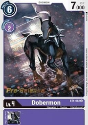 Dobermon · Pre-Release Stamped BT4-082