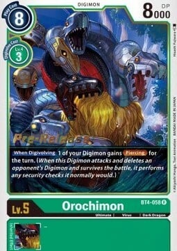 Orochimon Card Front