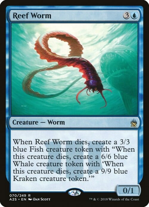 Reef Worm Card Front