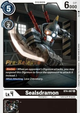 Sealsdramon Card Front