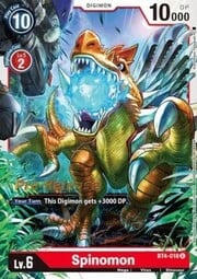 Spinomon · Pre-Release Stamped BT4-018