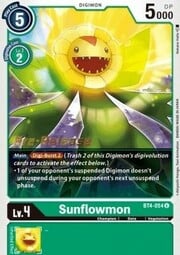 Sunflowmon · Pre-Release Stamped BT4-054