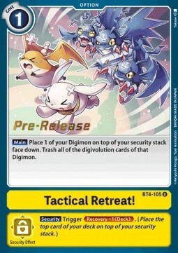 Tactical Retreat! Card Front