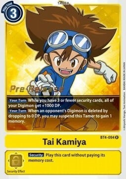 Tai Kamiya Card Front