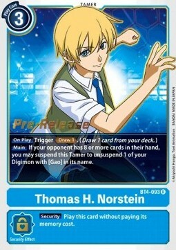 Thomas H. Norstein Card Front