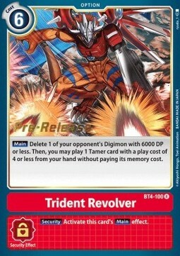 Trident Revolver Card Front