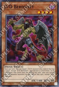 D/D Berfomet Card Front