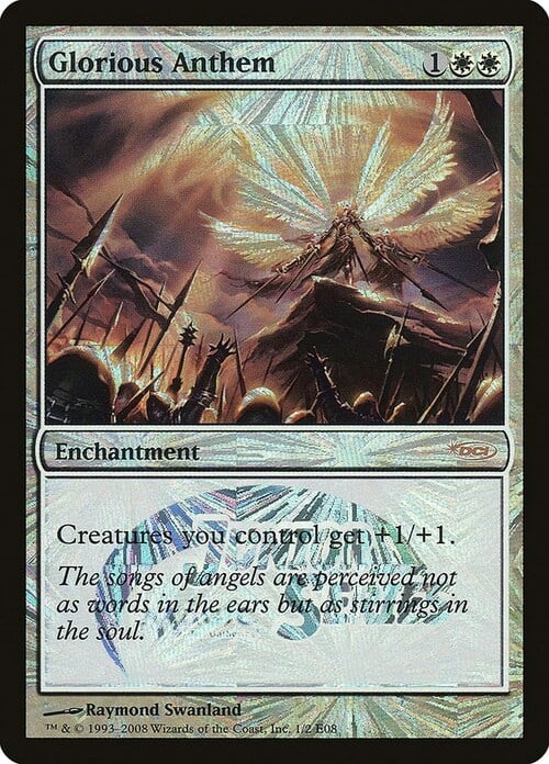 Glorious Anthem Card Front