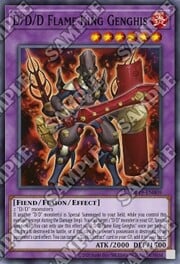 D/D/D Flame King Genghis · Super Rare 009