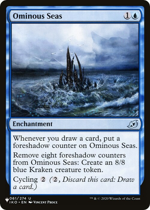 Ominous Seas Card Front