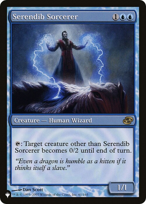 Serendib Sorcerer Card Front