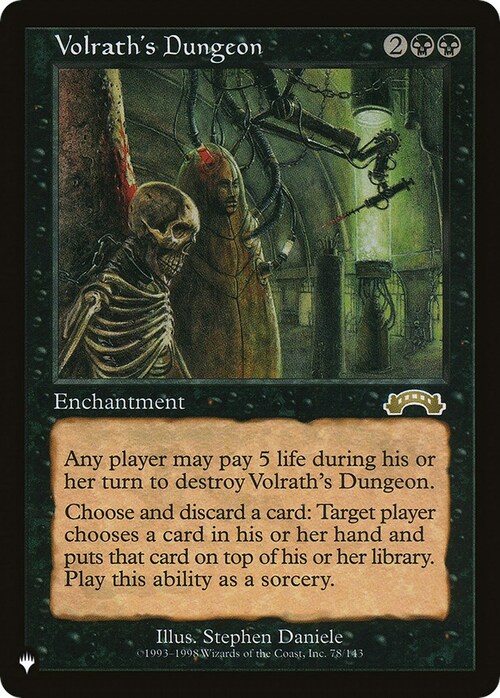 Volrath's Dungeon Card Front