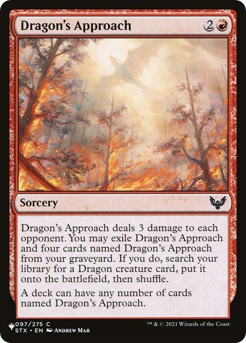 Avvento del Drago Card Front