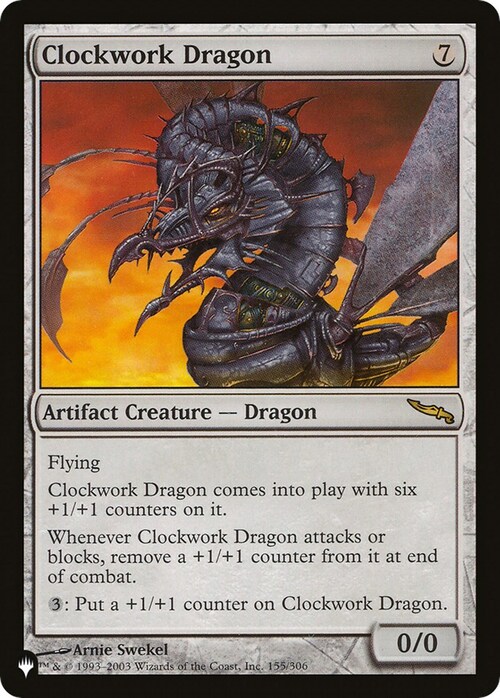 Clockwork Dragon Card Front