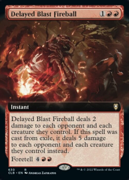 Delayed Blast Fireball Card Front