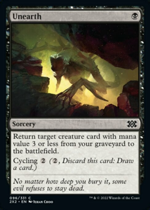 Unearth Card Front