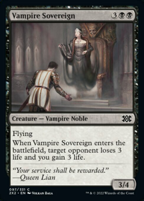 Vampire Sovereign Card Front