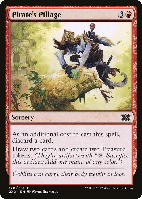 Pirate's Pillage Card Front