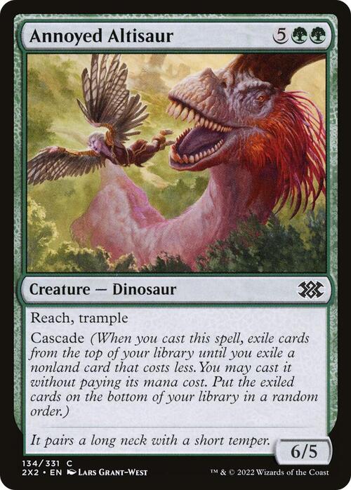 Altisauro Infastidito Card Front