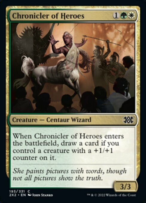 Chronicler of Heroes Card Front