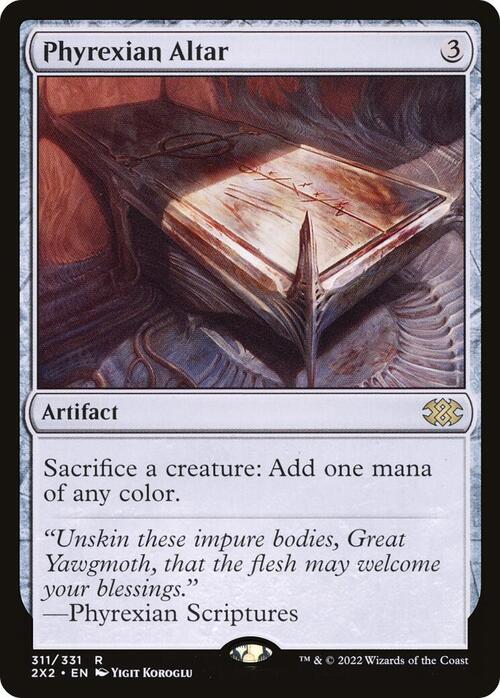 Altare di Phyrexia Card Front