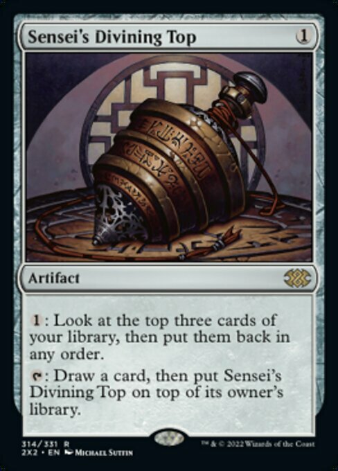 Sensei's Divining Top Card Front