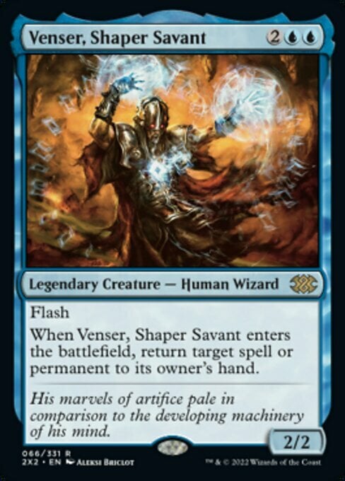 Venser, Shaper Savant Card Front