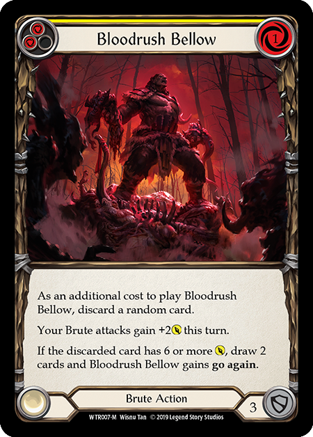 Bloodrush Bellow Card Front
