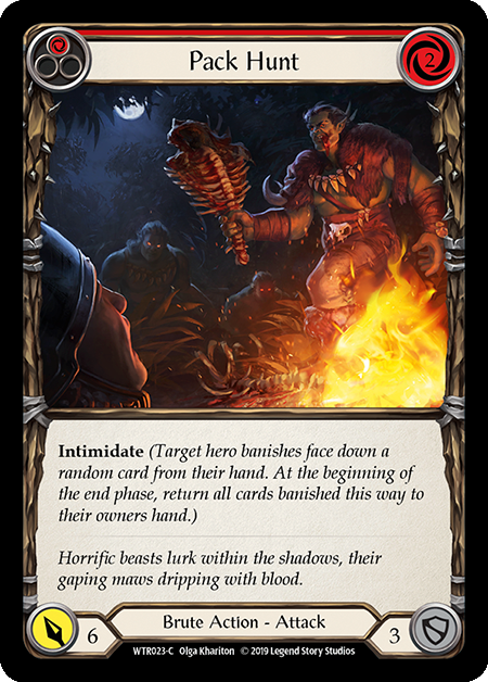 Pack Hunt - Red Card Front