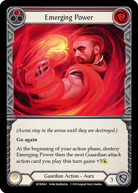 Emerging Power (Red) Card Front